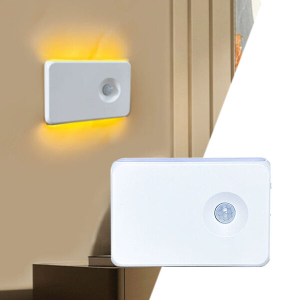 2700K Warm White Motion Sensor LED Night Light Wall Mounted Use