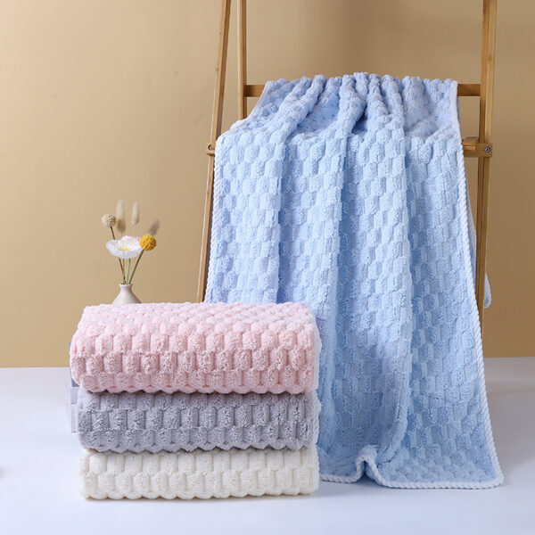 Microfiber highly absorbent quick dry bath towel set main product view