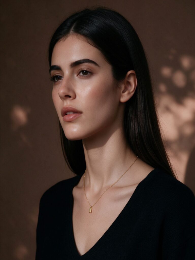 Minimalist Gold Bar Pendant Necklace – Delicate Seed Bead Gold Chain