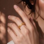 Lucky Coin Stack Ring – Dainty Gold Adjustable Coin Ring - view 1